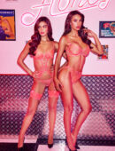 Bella Neon Pink Bra & Bottom Lingerie Set