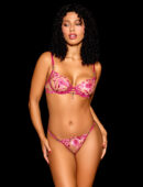 Aluna Pink Bra and Bottom Lingerie Set