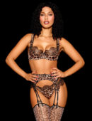Addison Leopard 3 Piece Lingerie Set