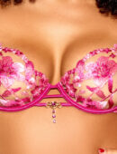 Aluna Pink 3 Piece Lingerie Set