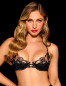 Caitlin Black 3 Piece Lingerie Set