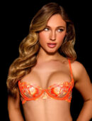 Phoenix Orange 3 Piece Lingerie Set
